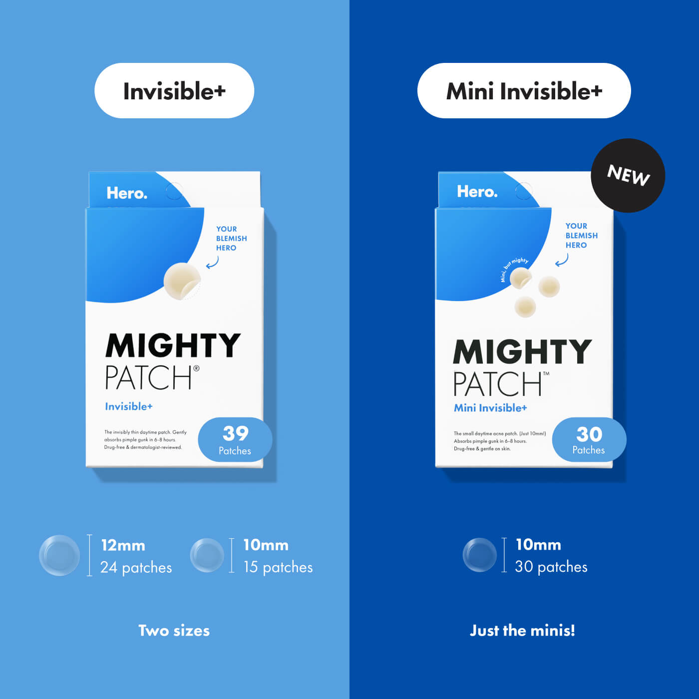 Mighty Patch™ Mini Invisible+ - Barely There Care